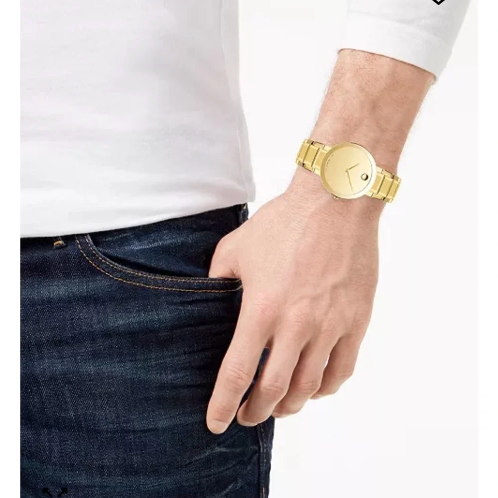 Movado
Men's Swiss Sapphire Gold-Tone PVD Stainless Steel Bracelet Watch 39mm - Picture 6 of 16